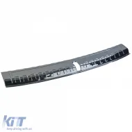 Innenschutz für schwarze Edelstahl-Heckstoßstange geeignet für BMW X1 U11-image-6193993