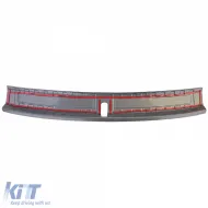 Innenschutz für schwarze Edelstahl-Heckstoßstange geeignet für BMW X1 U11-image-6193996