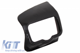 Inner Decoration Console Air condition Pannel Dashboard and Car Headlight Switch Frame Trim Carbon Film suitable for Mercedes A-Class W177 V177 (2018-Up) LHD-image-6045121