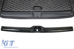 Inner Rear Bumper Protector suitable for Mercedes GLC SUV X253 (2015-2022) Sill Protector Black - PRBMBX253CP