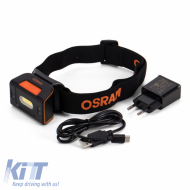 Inspection Light Rechargeable LED Flexible Head Torch 250 lm Osram With Motion Sensor Activation LEDIL404