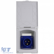 Installation Wohnmobil Caravan CEE 16A 230V Caravan Einlasssteckdose IP44-image-6203206