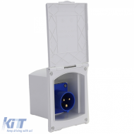 Installation Wohnmobil Caravan CEE 16A 230V Caravan Einlasssteckdose IP44-image-6203207