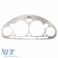 Instruments Panel Decal Cover suitable for BMW 3 E36 90-99 ///M Aluminium Silver - CGRGB6036725
