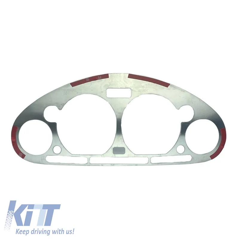 Instruments Panel Decal Cover suitable for BMW 3 E36 90-99 ///M Aluminium Silver