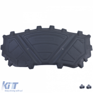 Insulation mat for engine hood with clips suitable for Audi Q3 8U 12-18