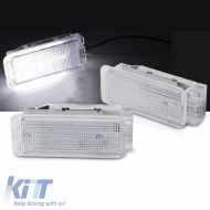 Interior Led Lights suitable for Peugeot 206, 207, 307, 308, 3008, 406, 407, 5008, 607, 806, 807 / Citroen C2, C3, C4, C5, C6, C8, DS3, Saxo, Xsara, Xantia 2 Pcs