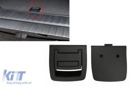 Interior Rear Trunk Mat Floor Carpet Handle Black suitable for BMW 5 Series E61 (2003-2010) X5 E70 (2007-2013) X6 E71 E72 (2008-2015)