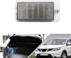 Interior Trunk Led Lights suitable for Nissan Qashqai J11, Juke, Renault Clio 05-12, Megane 03-09, Grand Scenic 05-08 2 Pcs