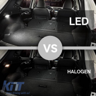Interior Trunk Led Lights suitable for Nissan Qashqai J11, Juke, Renault Clio 05-12, Megane 03-09, Grand Scenic 05-08 2 Pcs