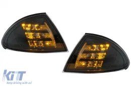 image-78-Intermitente LED Direccional para BMW 3 E46 Sedán Touring 1998-2001 Negro