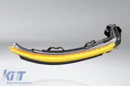 Intermitentes dinámicos LED cromados Osram adecuados para Audi A4 B9, A5 F5 después de 2016-image-6152261