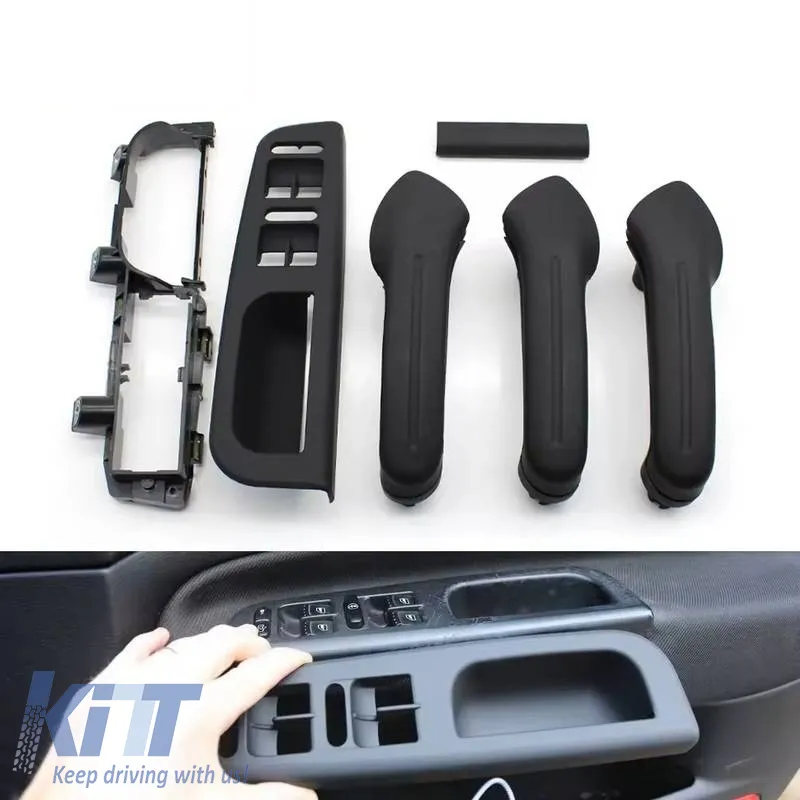 Internal Door Handle Set suitable for VW Golf 4 / Passat / Skoda Superb / Seat Alhambra / Ford Galaxy 9 Pieces