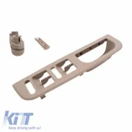 Internal Door Handle Set suitable for VW Golf 4 / Passat / Skoda Superb / Seat Alhambra / Ford Galaxy Beige 9 Pieces-image-6325228