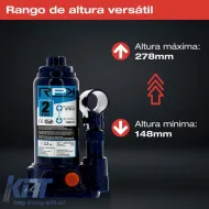 Jack Hydraulic 2T Tuv 148-278mm Car+ 2202002-image-6311091