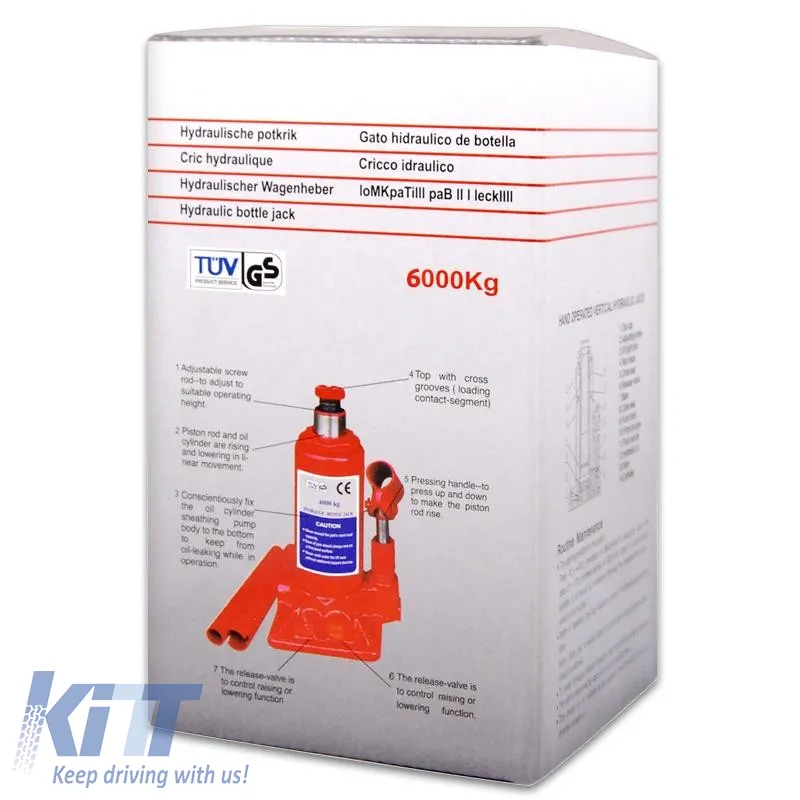 Jack Hydraulic 6T 180-370mm