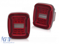 JEEP WRANGLER YJ 91-96 / TJ 96-06 RED WHITE LED