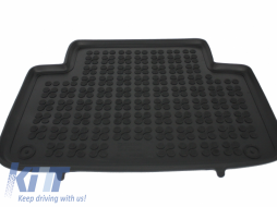 Jeu Tapis de Sol Caoutchouc Noir pour Audi Q7 4L 05-14 Inodore Bord Augmenté-image-5999478