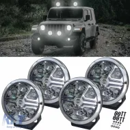 image-8-JUEGO DE 4 PIEZAS FAROS AUXILIARES DE ALTA BEAM LED HELLA VALUEFIT Chrome Blade 7˝ Redondos Legales