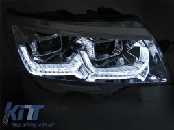 Juego de faros de tuning adecuado para VW T6.1 después de 2020 con base negra, izquierdo y derecho-image-6238767