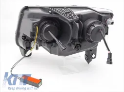 Juego de faros de tuning con luces LED adecuado para Jeep Grand Cherokee 2011-2013, izquierdo y derecho-image-6152749
