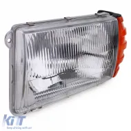 Juego de faros sin LWR 6 pines derecho + izquierdo adecuado para Mercedes SL R107 SLC C107-image-6202127