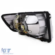 Juego de faros sin LWR 6 pines derecho + izquierdo adecuado para Mercedes SL R107 SLC C107-image-6202134
