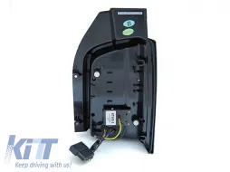 Juego de luces traseras de tuning LED adecuado para Volkswagen T5 2003-2009, base ahumada, izquierda y derecha-image-6238074