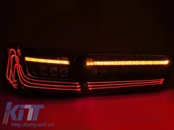 Juego de luces traseras LED adecuado para BMW Serie 3 G20 sedán 2019-2022, con base ahumada roja, izquierda y derecha-image-6151876