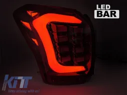 Juego de luces traseras LED adecuado para Subaru Forester 2013-2018, con base ahumada, izquierda y derecha-image-6237860