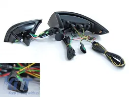 Juego de luces traseras LED de tuning adecuado para Audi A3 8P Sportback 2003-2008, completamente ahumado, izquierda y derecha-image-6151658