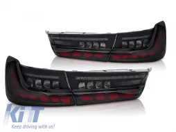 image-4-Juego de luces traseras LED de tuning adecuado para BMW Serie 3 G20 2019-2022 con base ahumada, intermitente dinámico, con función 