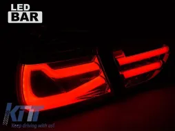 Juego de luces traseras LED de tuning adecuado para BMW Serie 3 E90 2009-2011 ahumado, izquierdo y derecho-image-6151917