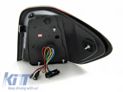 Juego de luces traseras LED de tuning adecuado para Mercedes ML W164 2005-2008 ahumado, 5 pines, izquierdo y derecho-image-6152094