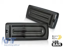 image-27-Juego de luces traseras LED de tuning adecuado para Mercedes G-Class W463 1990-2018 con base ahumada, con señal de giro dinámica, izquierda y derecha
