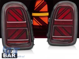 Juego de luces traseras LED para tuning adecuado para Mini Cooper Countryman F60 2016-2020 con base roja, con función 