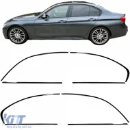 image-18-Juego de molduras Shadow Line negras adecuado para BMW Serie 3 F30 Sedán 11-18
