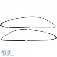 Juego de molduras Shadow Line Trim en negro brillante adecuado para BMW X4 G02 desde 2018-image-6204969