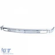 Juego de parachoques delantero cromado derecho izquierdo central para BMW Serie 3 E30 pre-facelift 82-87-image-6203928