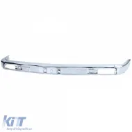 Juego de parachoques delantero cromado derecho izquierdo central para BMW Serie 3 E30 pre-facelift 82-87-image-6203931