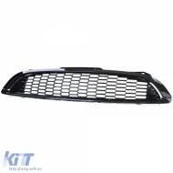 Juego de parrilla de radiador de 3 piezas negro brillante adecuado para Mini One Cooper JCW R56 R57 R58 R59-image-6197277