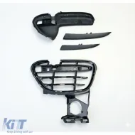 Juego de rejillas frontales adecuado para parachoques Porsche Cayenne 958 92A pre-facelift 10-14 Turbo-image-6195646