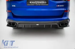 Juego de splitter de fibra de carbono prepreg Maxton Design adecuado para BMW X5 M-Pack G05 Facelift después de 2023-image-6144608