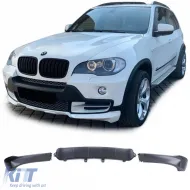 Juego de Spoilers Aero de Rendimiento parachoques delantero y trasero adecuado para BMW X5 E70 06-10-image-6191327