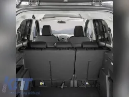 Juego de tapicería Kegel a medida para asientos delanteros y traseros adecuado para Ford Transit Courier, Tourneo Courier 2014-2023, negro-image-6130256