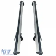 Juego de travesaños de aluminio adecuado para barras de techo para Ford Ranger T6 T7 T8 2012-2022-image-6208350