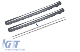 Jupes bandes garniture pièces chrome pour Mercedes S W222 13-20 S65 S63 Look LWB-image-6018946