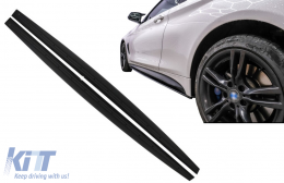 Jupes latérales Add-on Lèvre Extensions pour BMW 4 F32 F33 F36 M Sport Look-image-6088615