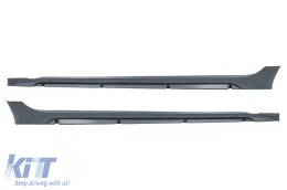Jupes latérales Bas Caisse pour Audi A7 4K 2018- Racing Design Jeu Polypropylène-image-6128330