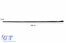 Jupes latérales Extension pour Mercedes Classe A W176 Sport Line A45 2012-2018 Noir-image-6108089